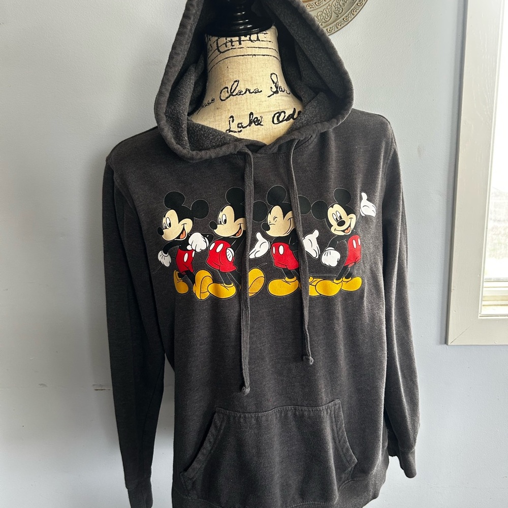 Disney‎ Black and Gray V-Neck Sweater